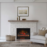 duraflame Electric Log Set 1,000 Sq Ft Heater, Faux Logs Insert with Infrared Flames for Existing Fireplaces, Remote Control Included Duraflame