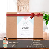 MIGO Creates Macrame Kits for Adults Beginners with 126 Macrame Supplies and 7 Projects E-Book: DIY Macrame Kit with 165 Yards Macrame Cord and Craft Supplies & Materials to Start Macrame! MIGO Creates