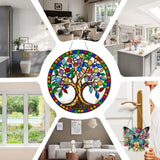 SKRYUIE Hanging Diamond Art Kits for Adults Pendant Tree, Special Shaped Crystal DIY Diamond Painting Kit, Acrylic Board Wreath Pendants Double Sided, Home Decor 7.29 x 7.29 Inch SKRYUIE