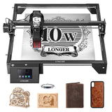 LONGER Laser Engraver Ray5 10W, 60W DIY Laser Cutter and Laser Engraving Machine with 3.5" Touch Screen,0.06mm Laser Spot 10000mm/min, Offline Usage CNC Laser Engravers for Wood Metal Acrylic Glass Longer