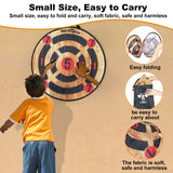WIn SPORTS Toy Foam Axe Throwing Game - Indoor Outdoor Target Game,includes Two Foam Axes, One 26” Easy Fold Target and A Carry Bag WIn SPORTS