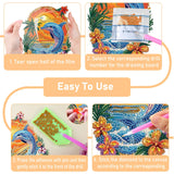 Dolphin Diamond Painting Desktop Ornament, Diamond Art Painting Kit for Adults, Crystal Diamond Gem Art Tabletop Ornaments Double Sided, Stand Up Diamonds Art Crafts Kit for Home Decor, Box Package Genius maker