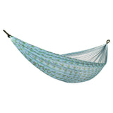 Bliss Hammocks BH-406WCA Mesh Edition Hammock, Light Blue Palm Tree Bliss Hammocks
