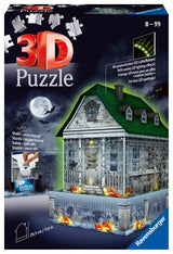 Ravensburger Haunted House 216 Piece 3D Jigsaw Puzzle for Kids 11548 - Easy Click Technology Means Pieces Fit Together Perfectly Ravensburger