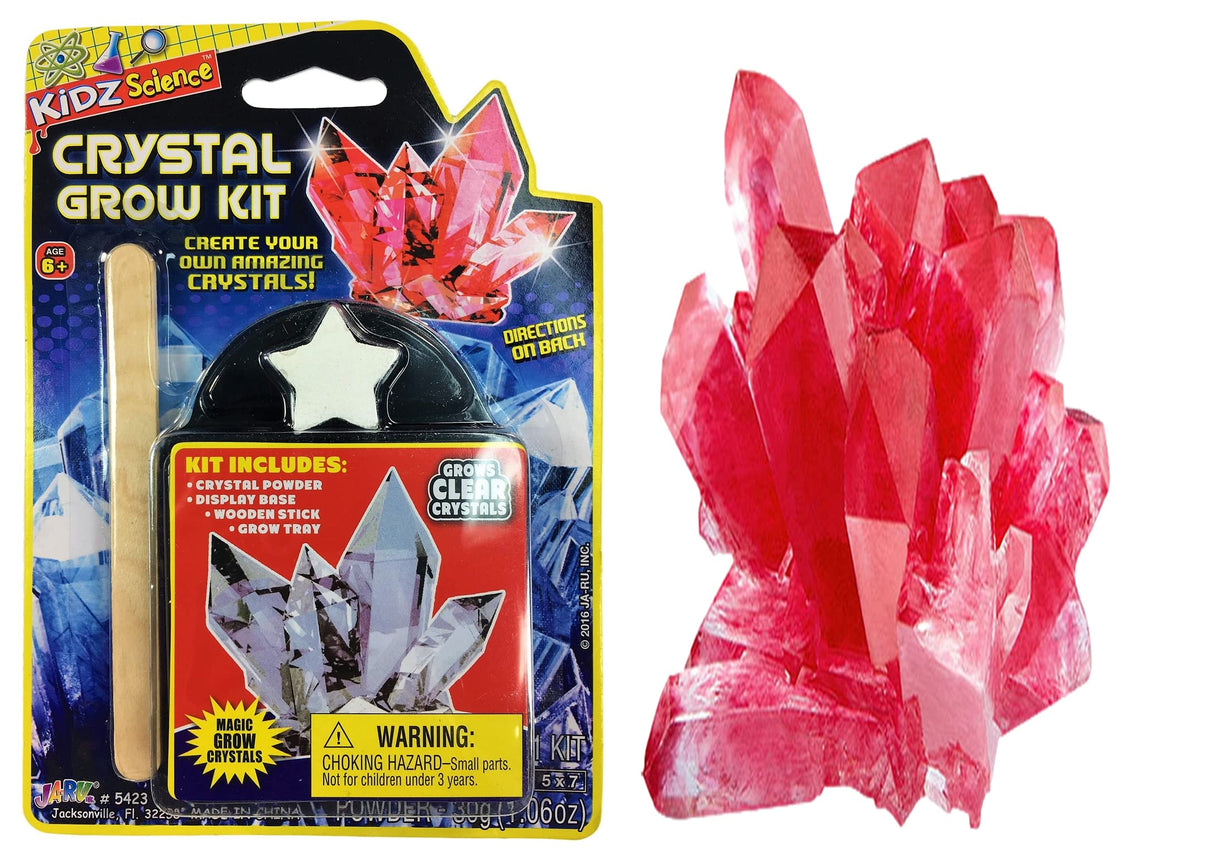 JA-RU Magic Crystal Growing Kit (1 Mineral Toy Set) DIY Science Experiments for Kids & Teens. Fun & Cool STEM Educational Lab Toys. Popular Gift Ideas for Girls & Boys. Gemstone Collection. 5423-1B JA-RU