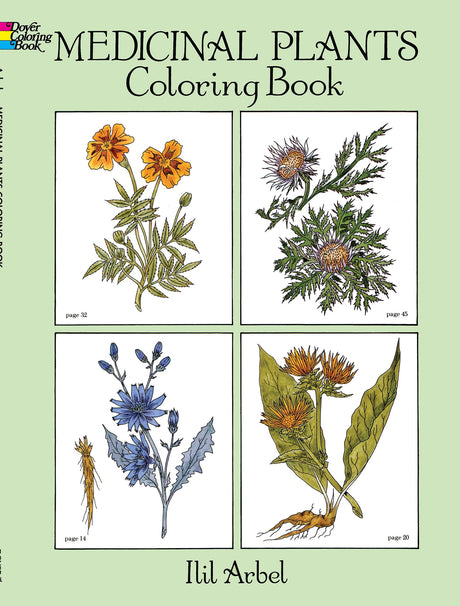 Medicinal Plants Coloring Book (Dover Nature Coloring Book) Dover Publications