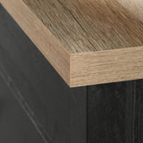 Sauder Cottage Road 4-Drawer Chest/Dresser, L: 32.44" x W: 19.29" x H: 44.92", Raven Oak Finish Sauder