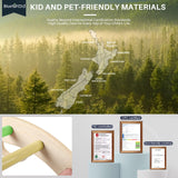 BlueWood Wooden Ladder Arch for Climbing, Rainbow Climbing Toys for Toddlers, Montessori Climbing Set, Waldorf Children Indoor Outdoor Gym Learning Playset, Playground for Kids Gift BlueWood