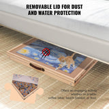 VEVOR 1500 Piece Puzzle Table with Folding Legs, 4 Drawers and Cover, 32.7"x24.6" Wooden Jigsaw Puzzle Plateau, Puzzle Accessories Board for Adults, Puzzle Organizer Storage System, Gift for Mom VEVOR