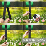 igolfluck Tree Swing Straps Hanging Kit 4FT/8FT/15FT/20FT/25FT, Extra Long Tree Swing Straps Holds 5500 lbs with Lock Carabiners & Tree Protectors, Safer for All Swing & Hammock (8FT) igolfluck