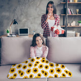 Nuanchu 1 Piece Baby Sublimation Blanket Blanks 31 x 47'' White Sublimation Throw Blanket Customized Soft Flannel Blanket Lightweight Bed Travel Blanket Heat Press Bedroom Dorm Nuanchu