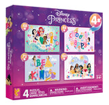 Buffalo Games - 4 X 1 Kids Multipack - Disney Princess Kids Licensed Multipack - Multi Piece Jigsaw Puzzle for Adults -Challenging Puzzle Perfect for Game Nights Buffalo Games