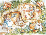 New York Puzzle Company - Beatrix Potter Home Sweet Burrow - 750 Piece Jigsaw Puzzle for Family Game Nights by Beatrix Potter New York Puzzle Company