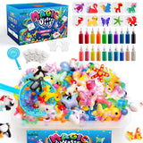Kiditos Magic Water Elf Toy Kit, Aqua Fairy Water Gel Kit-20 Magic Gel&10 Animal Molds–Make Your Own Water Pets & Squishy Toys–Fun Summer DIY Craft Kit, Birthday Gifts & Party Favors for Kids Ages 3+ Kiditos