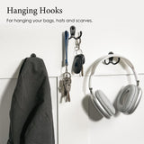 SogesHome Hall Tree with Bench, Coat Rack Close Storage with Shoe Bench, Farmhouse Tree Hall with 2 Storage Cabinet, 5 Hooks, Narrow Tall Cabinet for Entryway and Space Saving SogesHome