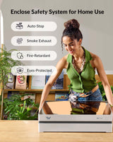 WECREAT Vista 10W Laser Engraver with 2W IR Laser Module, 600mm/s, Diode Desktop Laser Engraving Machine for Small Business DIY Metal Jewelry Leather Gifts WECREAT