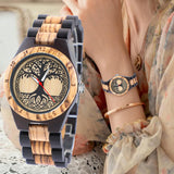 Customizable Mens Wooden Quartz Watch Retro Handmade Design Dial Lightweight Custom Watch for Women Dentily