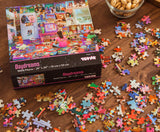 Daydreams '80s and '90s Pop Culture 1000-Piece Jigsaw Puzzle by Rachid Lotf | Educational Brain Teaser, Nostalgic Retro Toys & Games for Kids, Building Kit Activities | 28 x 20 Inches Toynk