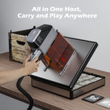 Genmitsu Z6 20W Fiber Laser Engraver, Higher Fiber Power 15000mm/s Speed, 5W Diode Dual Sources, Desktop Integrated Host with Touch Screen, Portable Marking Tool for Jewelry, Metal, Wood, Leather Genmitsu