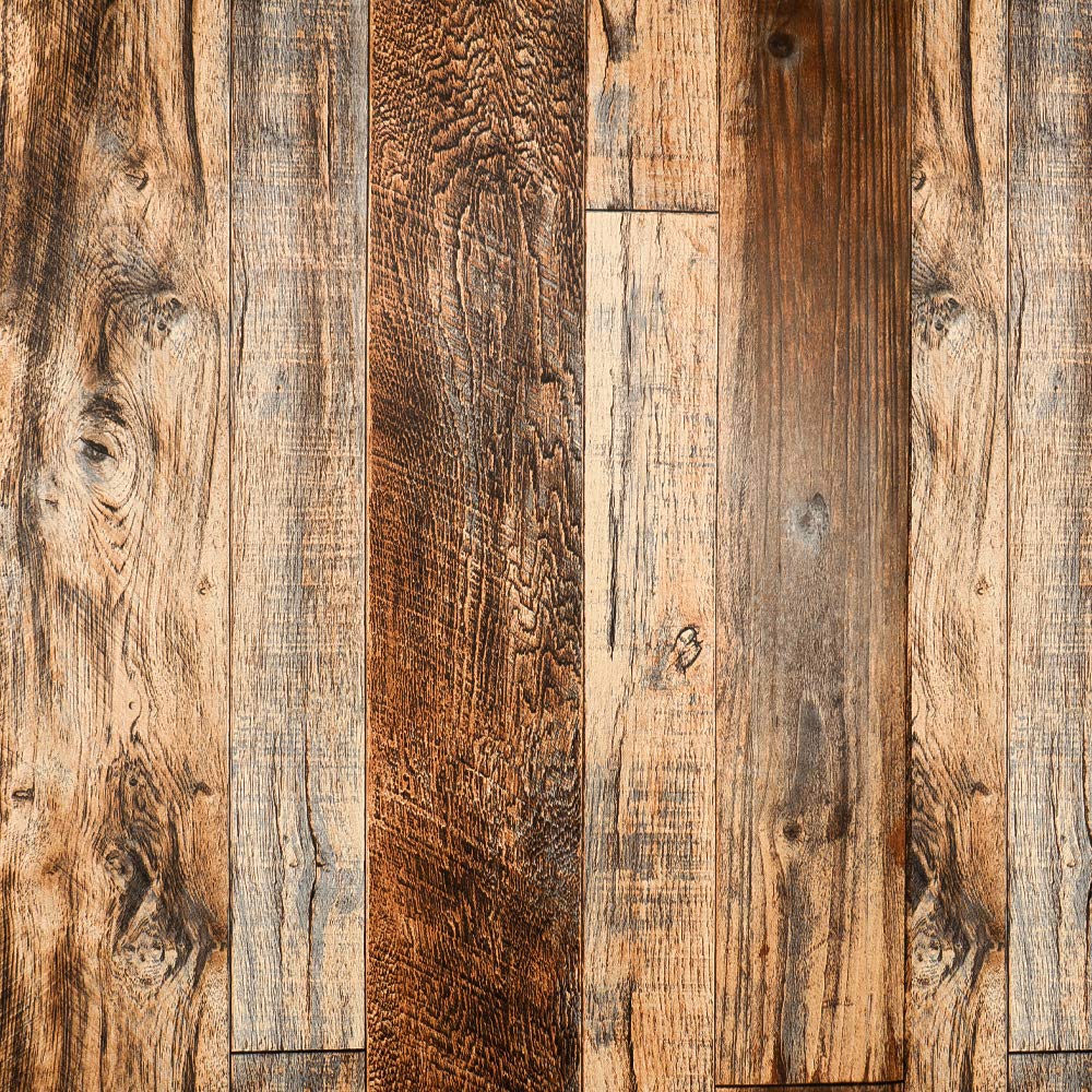 TANONE Brown Wood Peel and Stick Wallpaper 17.8" X 118.8" Self Adhesive Removable Decorative Film Wood Grain Wallpaper for Wall Covering Furniture Countertop Kitchen DIY TANONE