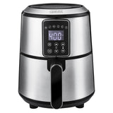 Crux 3QT Digital Air Fryer, Faster Pre-Heat, No-Oil Frying, Fast Healthy Evenly Cooked Meal Every Time, Dishwasher Safe Non Stick Pan and Crisping Tray for Easy Clean Up, Stainless Steel Crux