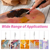 Palette Knife Set, 27Pcs Palette Knives Stainless Steel Art Paint Knife Professional Paint Spatula Painting Knife with Wood Handle for Oil Painting Acrylic Color Mixing and Texturing DIVINA VITAE