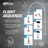 Estes 0651 Der Red Max Rocket-Building Kit, Intermediate Flying-Rocket-Model Kit for Ages 10+ Estes