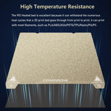 Ender 3 V3 KE PEI Spring Steel 235x235mm, Texture PEI Sheet Magnetic Flexible Heated Bed, Ender 3 V3 SE Build Plate for Creality K1C/K1/Ender 3 V3/Ender 3/Ender 3 Pro/Ender 3 V2/Ender 3 V2 Neo Comgrow