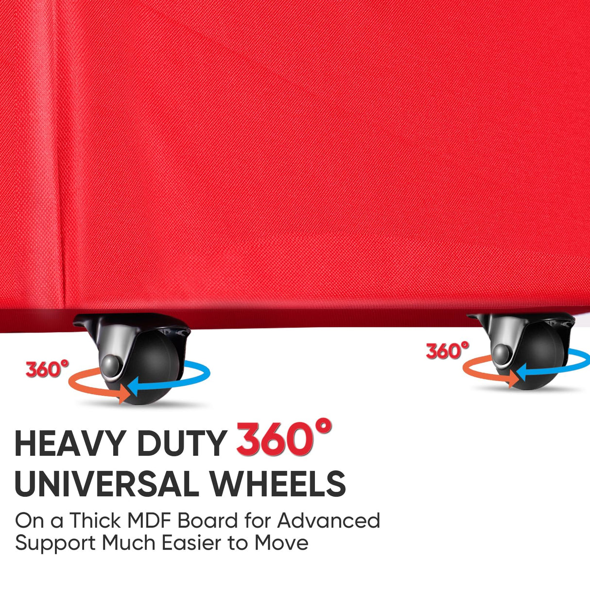 BALEINE 7.5 ft Rolling Christmas Tree Storage Bag, 2 Swivel Wheels for Easy Moving, Heavy Duty 600D Oxford Fabric Extra Large Artificial Christmas Tree Bag with Reinforced Carry Handles (Grey) BALEINE