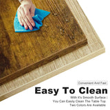 Computer Desk 47 Inch, Home Office Desk Writing Study Table Modern Simple Style PC Desk with Black Metal Frame,Vintage MGHH