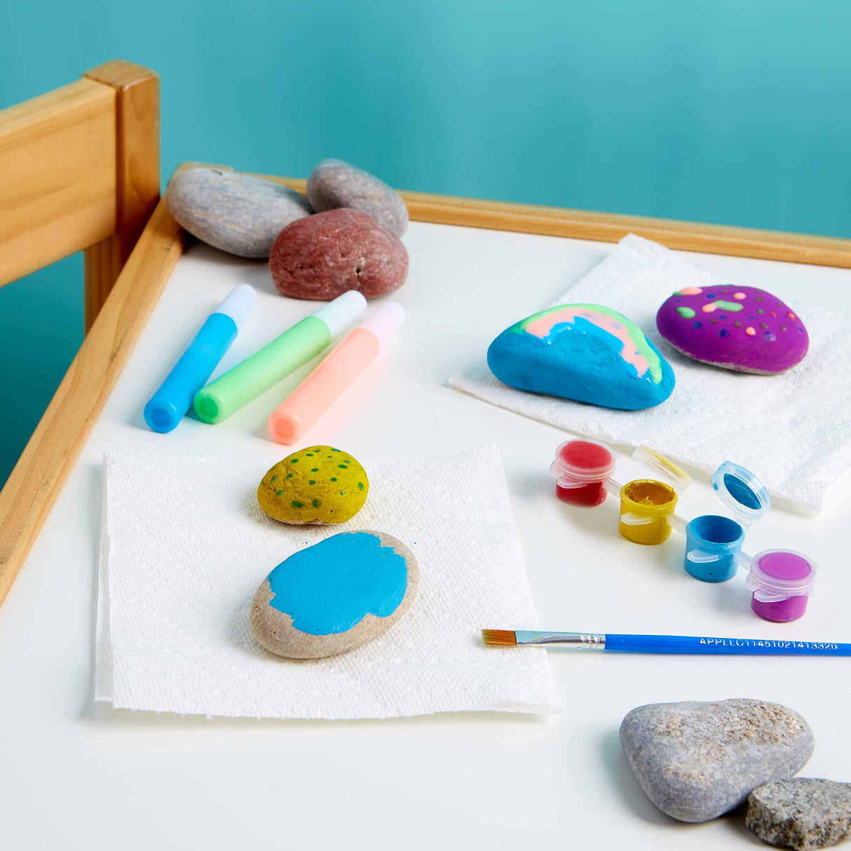 Anker Play Products 450291/DOM Glow in The Dark Rock Art Kit, Standard, Multiple Anker Play Products