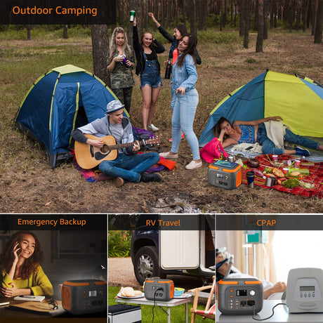 SinKeu 300W Portable Power Station, 260Wh/70000mAh Outdoor Solar Generator, Mobile Lithium Battery Pack, 110V Outlet Solar Power Banks, Camping Power Supply for Laptop, Hurricane Supplies SinKeu