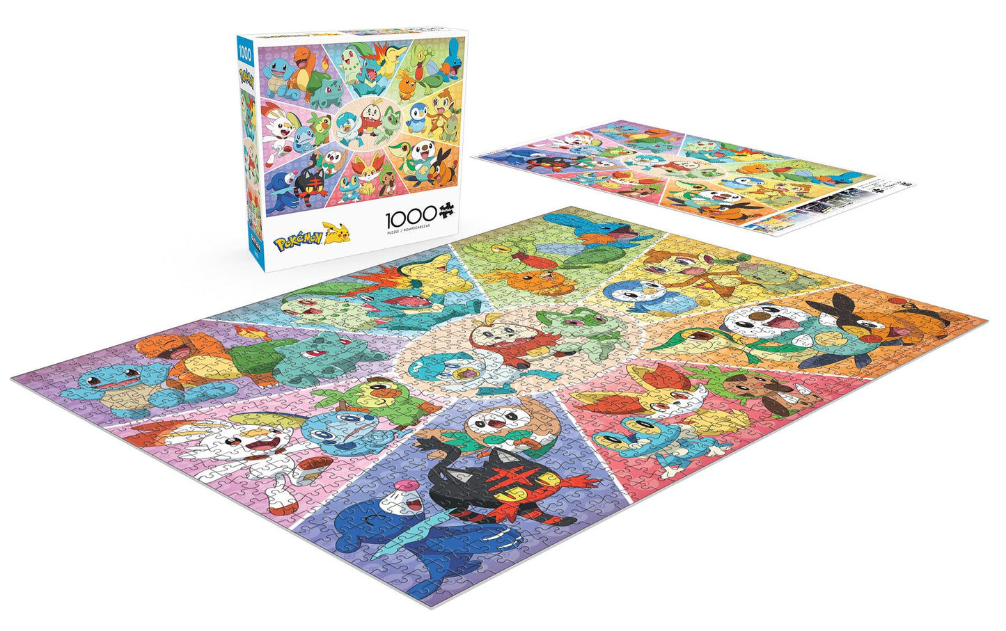 Buffalo Games - Pokemon- Begin Your Adventure - 1000 Piece Jigsaw Puzzle for Adults -Challenging Puzzle Perfect for Game Nights - Finished Size is 26.75 x 19.75