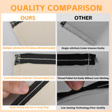 pabues 14 Pieces 8 x 4.7 Inch Blank Craft DIY Canvas Pen Pencil Case- Cotton Canvas Invoice Bill Bag Makeup Bag Cosmetic Bag Multipurpose Travel Toiletry Pouch with Black Zipper pabues