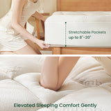 Love's cabin Twin Mattress Topper, Rayon Derived from Bamboo, 900 GSM Breathable Mattress Topper Pad, Thick Pillow Top Mattress Pad Stretches up with 8"-20" Deep Pocket(39"x75") Love's cabin