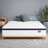 Crystli 12 Inch King Size Mattress Bed in A Box, Hybrid Mattress with Zero Pressure Foam, Innerspring Mattress for Pressure Relief, Motion Isolation, Medium Firm, CertiPUR-US Certified Crystli