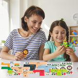 COcnny Passover Plagues Finger Puppets - 30pcs DIY Passover Toy Ten Plague Felt Hand Puppet Making Kit for Kids, Make Your Own Art Crafts Fingers Toys, Story Time Jewish Pesach Seder Supplies COcnny