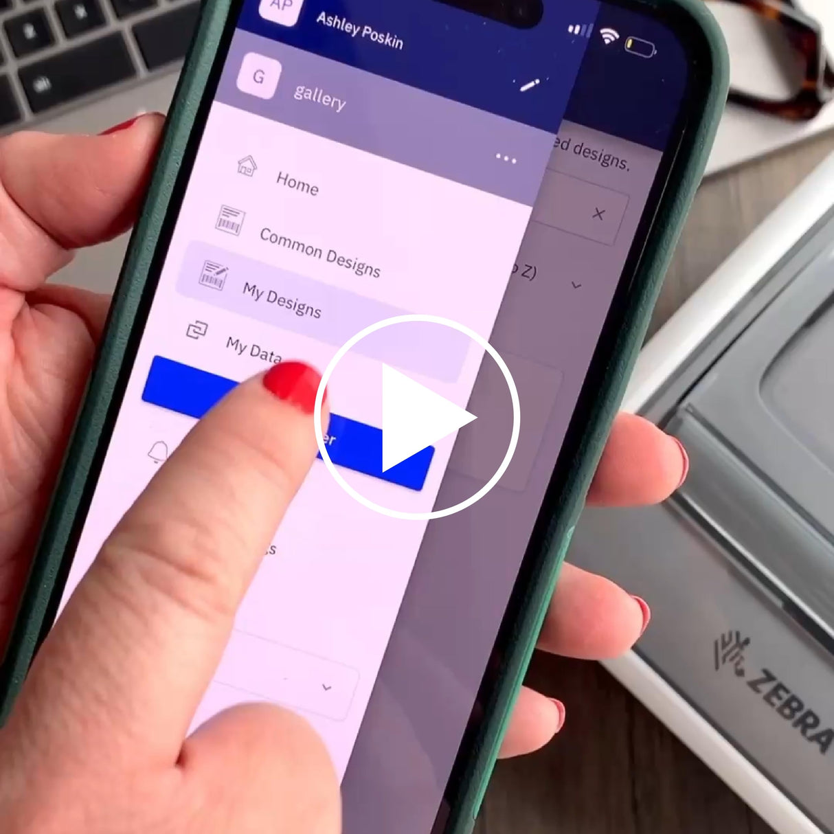 ZEBRA ZSB Series Thermal Label Printer 4" 300 dpi, Wi-Fi Printing, Supports UPS/USPS/FedEx, Barcodes, Custom & Shipping Labels, Print Anywhere, 4x6 Home & Office Shipping Label Printer ZEBRA