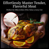 Premiala 304-Stainless Steel Meat Injector - With Marinade Straw! 4 Needles, Spare Orings, Ebook, Spares Available! The Original 2oz Marinade Injector Syringe Kit Creates Juiciest Turkey and BBQ Ever! Premiala