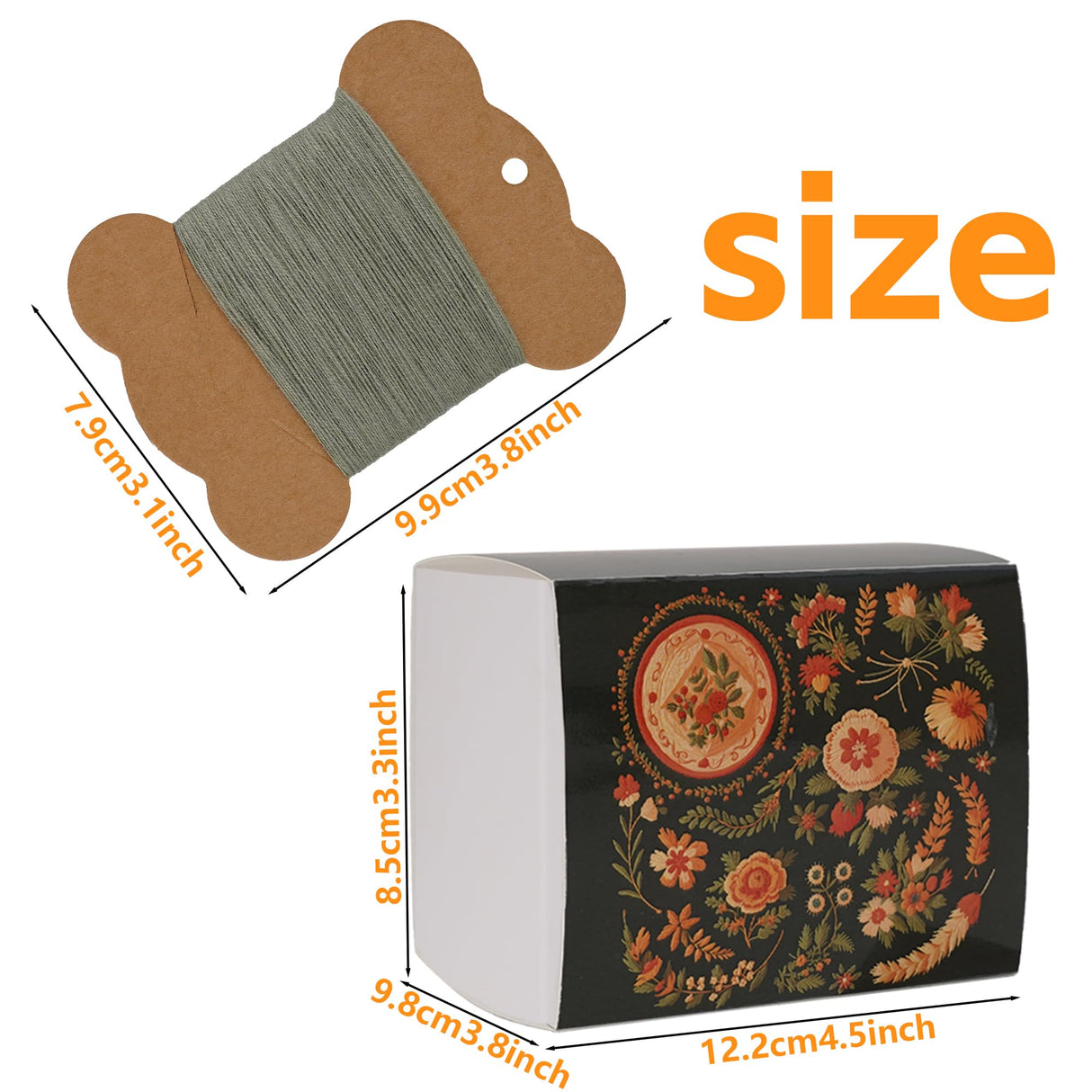 Connimonet Wool Embroidery Thread Kit 20Pcs Wool Blend Thread for Embroidery for Hand Sewing DIY Wool Thread for Embroidery 42S/2 Machine Sewing Thread (Colour B) Connimonet