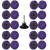 21 Pcs 2" Quick Change Easy Strip Discs Angel Die Grinder Attachments for Strips Paint, Cleans Welds, Removes Rust, Scale and Oxidation. Dele