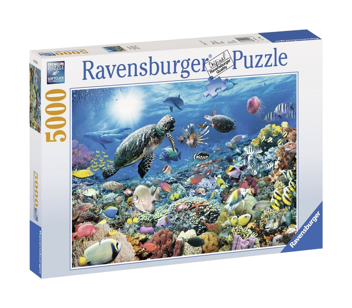 Ravensburger Beneath The Sea - 5000 Piece Jigsaw Puzzle | Precision Fit | Premium Quality | Great Group Activity | FSC Certified Ravensburger