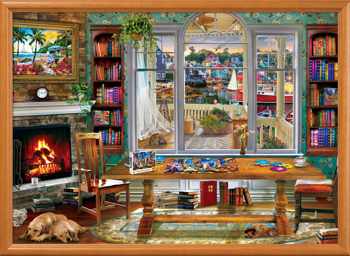 MasterPieces 1000 Piece Jigsaw Puzzle for Adults, Family, Or Kids - A Puzzling Afternoon - 26.75"x 19.25" Masterpieces