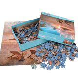 crowm 1000 Piece Puzzle for Adults, Hawaii Challenging Jigsaw Puzzles Families Beautiful Beach Scenes for Game Nights Large Puzzles Sunrise Sunset crowm