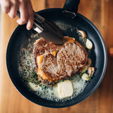 Tribal Cooking Kitchen Tongs with Silicone Tips - Stainless Steel tongs for cooking - 9" and 12" Tongs With Silicone Rubber Grips, Small and Large - Metal BBQ Tongs with Locking Tribal Cooking