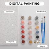 Paint by Number for Adults, Elusive Red Panda Retreat, Adult Crafts Paint by Numbers for Kids Ages 8-12 Girls, DIY Handmade Gifts 16x20 inch, Bright WoodArtSupply