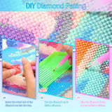 Brooklyn Bridge DIY 5D Diamond Painting by Number Kit, New York City Beautiful Sunset Crystal Rhinestone Paintings Cross Stitch Home Wall Decor, 12x16 Inch JXAVAXDE