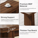 Tribesigns Wooden Entryway Bench, 47-Inch Wood Dining Table Bench with Sturdy Frame for Dining Room Bedroom Living Room Hallway Kitchen, Easy Assembly (Walnut) Tribesigns