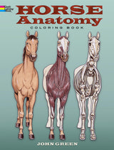 Horse Anatomy Coloring Book (Dover Science For Kids Coloring Books) Dover Publications