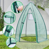 Portable Plant Protector from Animals, Ohuhu Greenhouse for Outsides with Durable PE Cover, Heavy Duty Green House with Zippered Door Mesh Window for Vegetables Flowers Fruits Herbs, 63x54x71 Inch Ohuhu